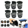 thumbnail image 6 of Luwecf 6 Pieces Pool Table Billiard Pockets Set Sturdy Easy Clean Billiard Ball Storage, 6 of 9