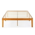 thumbnail image 5 of Crown Comfort 16 Inch Classic Solid Wood Platform Bed Frame in Multiple Finishes Natural Pine - Full, 5 of 5