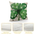 thumbnail image 4 of PHYHOO St. Patrick's Day Pillow Covers, Green Polka Dots Striped Lucky Farmhouse Throw Pillowcases for Home Sofa Couch Cushion Decoration, 4 of 5
