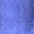 thumbnail image 1 of Ahgly Company Indoor Square Oriental Blue Industrial Area Rugs, 3' Square, 1 of 4