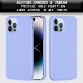 thumbnail image 3 of Designed for iPhone 14 Pro Case,Slim Liquid Silicone Rubber Shockproof Phone Cover Soft Anti-Scratch Microfiber Lining Protection Case for iPhone 14 Pro 2022 (Purple), 3 of 7