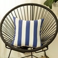 thumbnail image 1 of Geometric Stripes Square 18" Throw Pillow Cover, 1 of 6