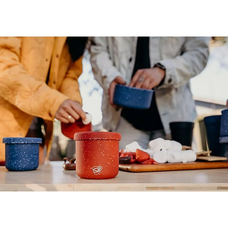 Zero Waste Collapsible Bowl With Lid - Set 3 Reusable Bowls