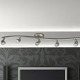 thumbnail image 2 of Y-Decor 5 Light LED Flush Mount Ceiling and Wall light in Brushed Nickel, 2 of 5