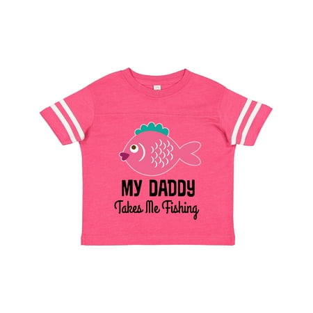 

Inktastic Girls Fishing with Daddy Gift Toddler Toddler Girl T-Shirt