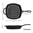 thumbnail image 5 of Westinghouse Sartén Grill de Hierro Forjado 24cm WCCI0007BK negro, 5 of 5