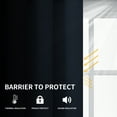 thumbnail image 3 of Easy-Going Luxury 2 Piece Solid Blackout, Room Darkening, Energy Efficient Curtains, 3 of 7