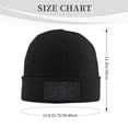 thumbnail image 3 of Junzan Black Glitter Mens Winter Hats Thick Knit Cuff Beanie Cap Beanie Hat, 3 of 7