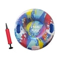thumbnail image 4 of Almencla Inflatable Snow Tube Outdoor Inflatable Sled for Game Holidays Birthday Gift Graffiti, 4 of 8