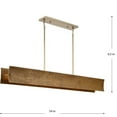 thumbnail image 5 of Progress Lighting - Lusail - 8 Light Linear Chandelier In Modern Style-6.5, 5 of 9