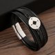 thumbnail image 1 of Pulsera de acero inoxidable para hombre, estilo europeo y americano, de otoño, joyería de moda, pulsera tejida a mano que combina con todo, 1 of 6