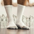 thumbnail image 4 of REPREVE� White Crew Socks, 4 of 6