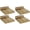 wood, variant on vlrwzc 4Pack Small Floating Shelves for Wall Wood Shelf Set Mini Display Ledges Room Decor with Installation Hardware Included Home Organization