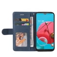 thumbnail image 5 of Compatible LG K51 Case, Leather Wallet Case Stand View Magnetic Clasp Book Flip Folio Phone Cover - Blue, 5 of 5