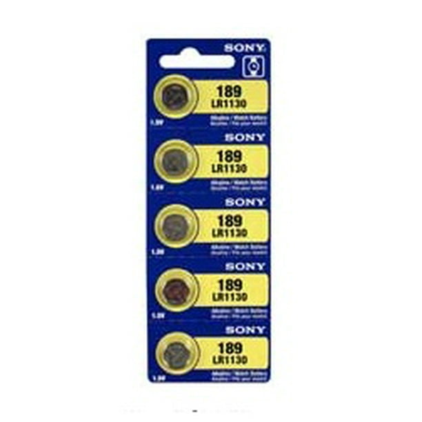 Sony LR1130 189 Alkaline Button Watch Battery 1.5V 100 Pack + 30