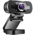 thumbnail image 1 of DURHF Webcam USB 1080P Full HD avec Microphone, Noir, 1 of 7