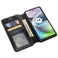 thumbnail image 6 of SPY Case for Motorola Moto One 5G Ace Case [Kickstand] Cute Leather Wallet Phone Case Cover ID & Credit Card Slot for Girls Women - Black, 6 of 6