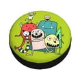 thumbnail image 2 of Waterproof Spare Wheel Cover, Monster Friend Adjustable Wheel Cover For Jeep Trailer RV SUV Car, 14 inch, 2 of 8