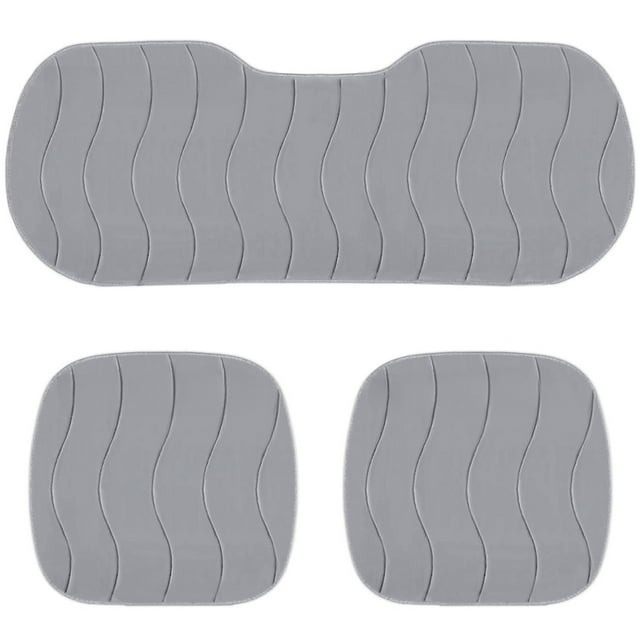 Yunuuuoa Plush Car Seat Covers Full Set, Universal Fit for Cars SUVs Trucks Vans, Non-Slip Warm Winter Protection, Machine Washable Soft Front Rear Bench Covers, Durable Automotive Accessories