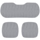 thumbnail image 2 of Juego completo de 3 fundas para asientos de coche, fundas para asientos delanteros y traseros originales de invierno, suaves y cálidas, para SUV, camiones y furgonetas. Juego completo de cojines de in, 2 of 8