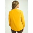 thumbnail image 5 of Jessica London Women's Plus Size Button-Front Chest Pocket Blouse, 5 of 5