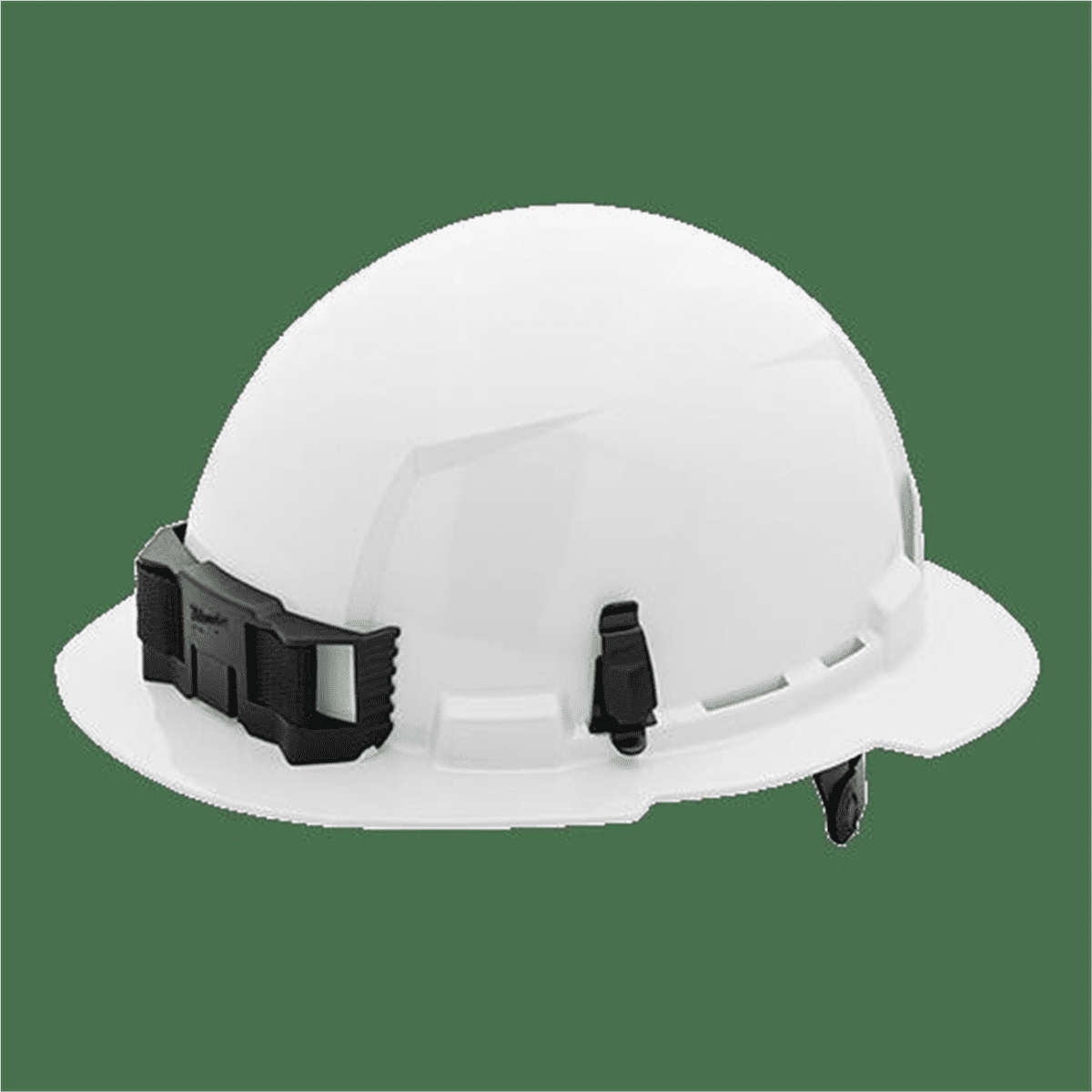 Milwaukee Tool BOLT White Full Brim Hard Hat w/6pt Ratcheting Suspension (USA) - Type 1, Class E
