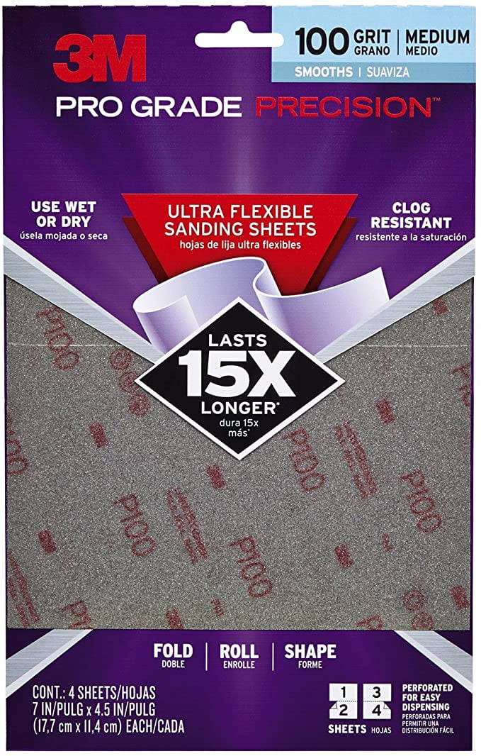 3M Prograde Precision Ultra Flexible Sanding Sheets