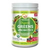 Healthy Delights Naturals, Organic Greens +Probiotics Powder, Delicious Mixed Berry, 10.5 oz