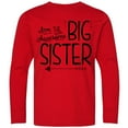 thumbnail image 3 of Inktastic I'm the Awesome Big Sister Long Sleeve Youth T-Shirt, 3 of 5