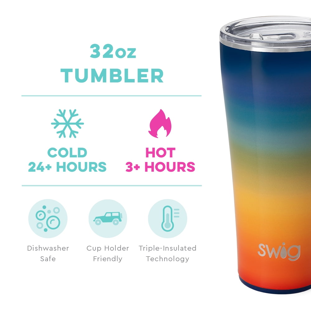 Swig Life 32oz Tumbler | Insulated Stainless Steel Travel Tumbler | Tutti Frutti