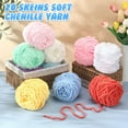 thumbnail image 3 of BZPIZ Flash Deals Fluffy Yarn Soft Knitting Yarn for Crafts Skeins for Crocheting DIY Bulk for Handicraft Knitting Scarves for Hand Knitting Blanket, Soft Plush Yarn, 3 of 7
