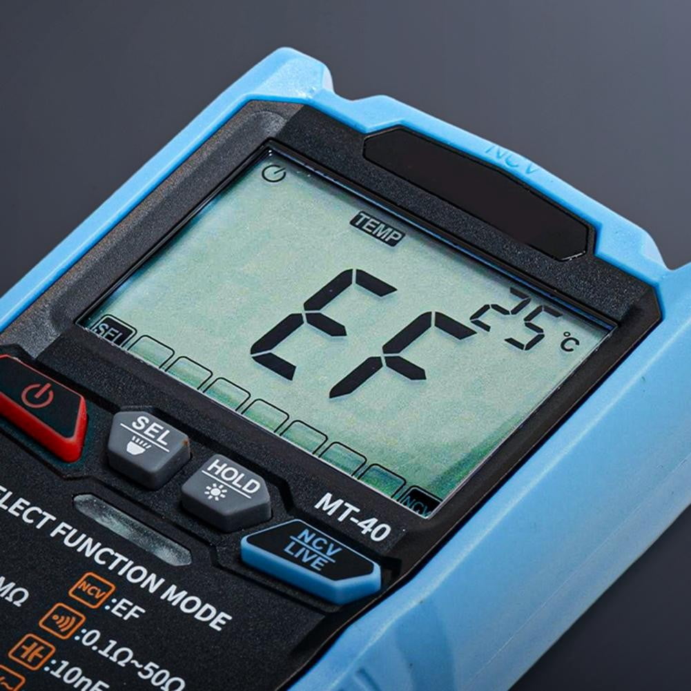Mt-40 Intelligent Digital Multimeter 4000 Counts True Rms Ac Dc Voltage 600V