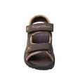 thumbnail image 5 of Rugged Bear Double Adjustable Hook And Loop Boys Kids Open Toe Sport Sandals, Brown, 2, 5 of 5