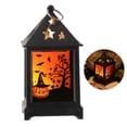 thumbnail image 2 of Lámpara De Linterna De Halloween Luz De Decoración De Halloween Retro Luz De Vela Sin Llama Luz Colgante Alimentada Por Batería Para El Hogar Jardín Fiesta Paisaje Mercado Castillo / Calabaza sonducket HA026596-03, 2 of 7
