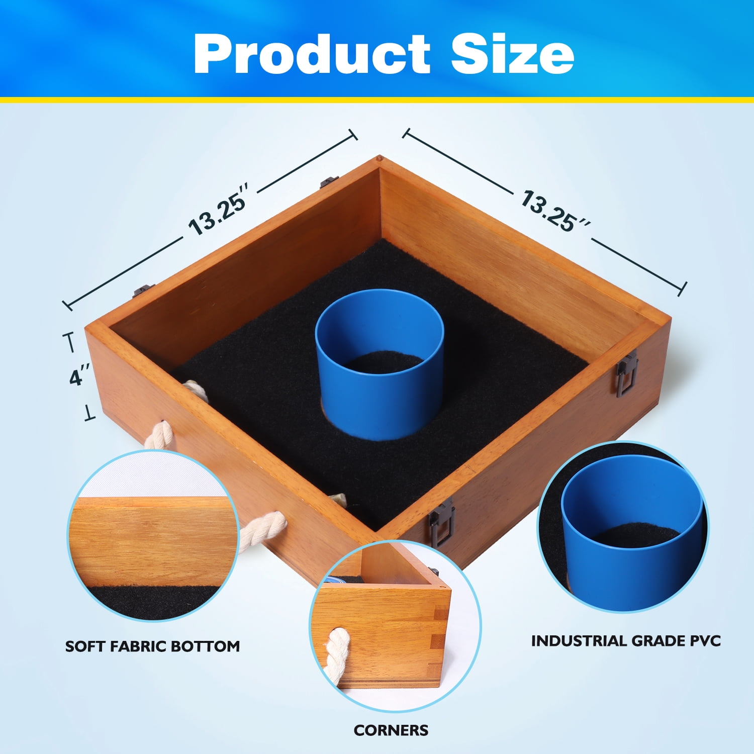 Washers Game Dimensions
