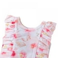 thumbnail image 5 of Clothub Baby Girl One Piece Swimsuit Infant Girl Elegant Sunsuit Ruffled Swimwear Bathing Suits One Pieces 6M-4T, 5 of 6