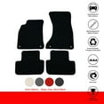 thumbnail image 2 of Ikon Motorsports Compatible with 09-16 Audi A4 S4 OE Factory Style Black Nylon Carpet Car Floor Mats Front Rear 4pcs 2009 2010 2011 2012 2013 2014 2015 2016, 2 of 9