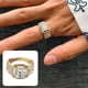 thumbnail image 1 of Anillo de aleación, conjunto de anillos, anillo personalizado para hombre, anillo hip hop, anillo urbano moderno para hombre, anillo con micro incrustaciones de circonita, 1 of 8