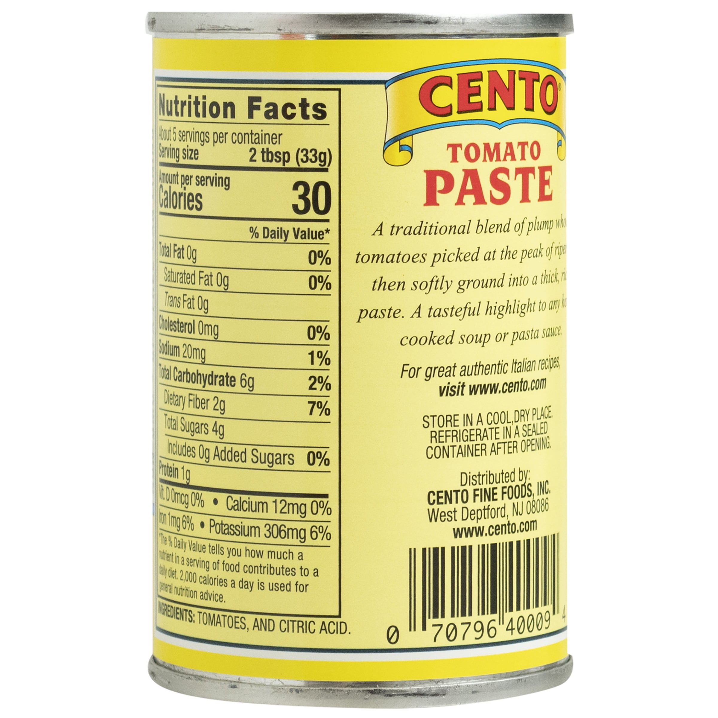 (9 pack) Cento Tomato Paste, 6 oz