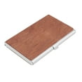 thumbnail image 4 of HEALEEP 1Pcs Metal Business Card Holder for Desk in Chocolate 9.2x6cm, 4 of 8
