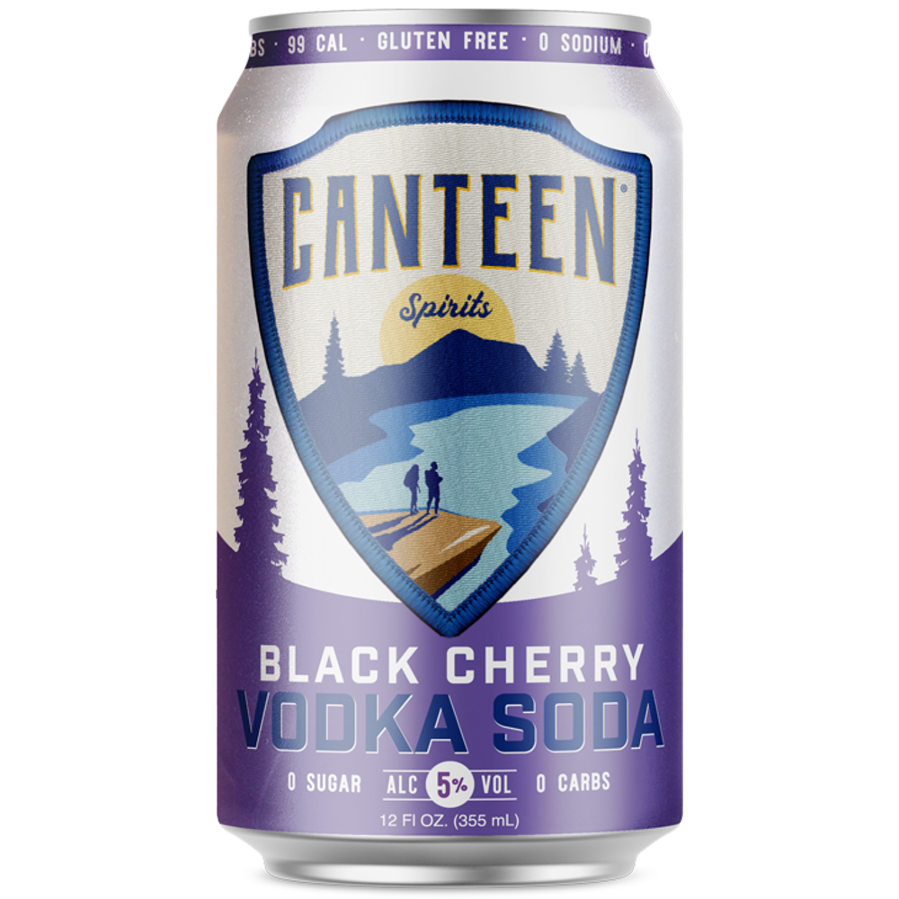 Canteen Spirits Black Cherry Vodka Ready To Drink Can 375 ...