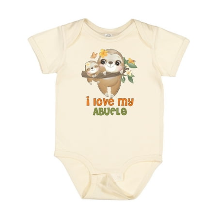 

Inktastic Sloth I Love My Abuelo Gift Baby Boy or Baby Girl Bodysuit