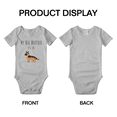 thumbnail image 3 of My Big Brother Is A German Shepherd Dog Funny Baby Short Sleeve Bodysuit Newborn-24 Months, 3 of 5