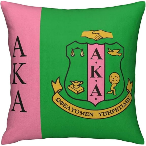 Sorority Gifts for Women Sister Throw Pillow Covers Soft Velvet Sorority Room Decorations Throw Pillowcases Gift for Girls Cushion Cover Bestie Gifts Daughter Gifts 18x18 Inch