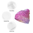 thumbnail image 3 of Kdxio Fun Rainbow Winter Beanie for Men Women Beanie Knit Hat Cuffed Cap Beanie Knit Chunky Snow Cap, 3 of 6