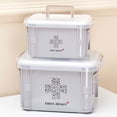 thumbnail image 3 of Ludlz First Aid Emergency Kit Large Capacity Medicine Box Container Storage Organizer, 3 of 7