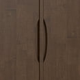 thumbnail image 4 of Simpli Home Harper 38 inch Wide Solid Wood Mid Century Modern 2 Door Sideboard Buffet in Walnut Brown, 4 of 14