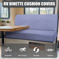 thumbnail image 4 of Aplkyhs Light Gray Blue RV Dinette Cushions Universal Camper Accessories Stretchable Cushion Covers for Couches and Sofas Comfortable Loveseat Sofa Chair Cover Furniture Protection, 4 of 7
