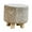 Beige, variant on Lipstore Round Small Foot Stool Ottoman Creative Footrest for Indoor Entryway Nursery Dark Brown
