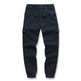 thumbnail image 4 of MIUOWANP Mens Sweatpants with Zipper Pockets Men's Long Casual Sport Pants Trousers Running Joggers Sweatpants XXL Dark Blue, 4 of 5